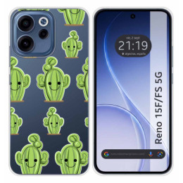 Funda Silicona Transparente para Oppo Reno 15 FS / 15FS...
