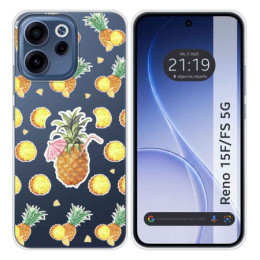 Funda Silicona Transparente para Oppo Reno 15 FS / 15FS...