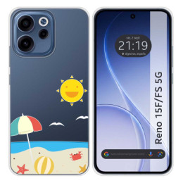 Funda Silicona Transparente para Oppo Reno 15 FS / 15FS...