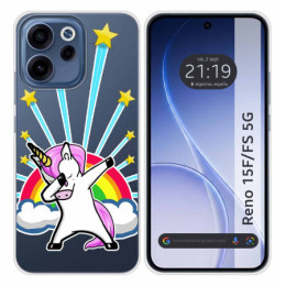 Funda Silicona Transparente para Oppo Reno 15 FS / 15FS...