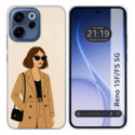 Funda Silicona para Oppo Reno 15 FS / 15FS 5G diseño Mujer 01 Dibujos