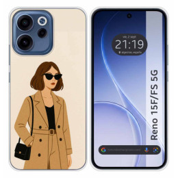 Funda Silicona para Oppo Reno 15 FS / 15FS 5G diseño...