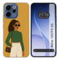 Funda Silicona para Oppo Reno 15 FS / 15FS 5G diseño Mujer 02 Dibujos