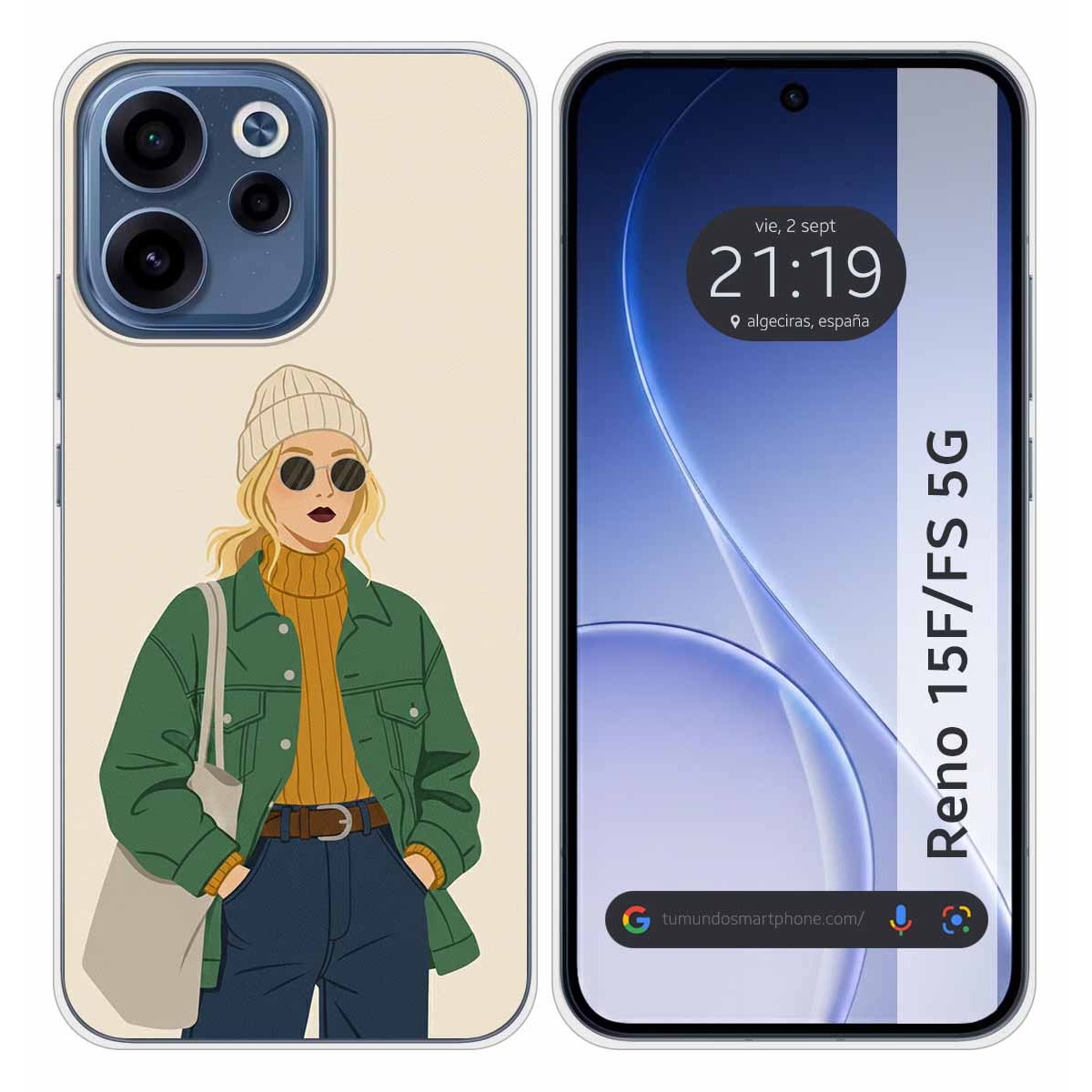 Funda Silicona para Oppo Reno 15 FS / 15FS 5G...