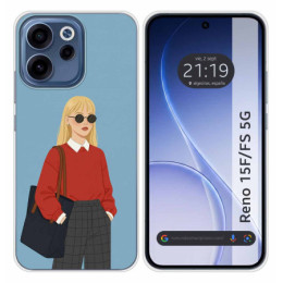 Funda Silicona para Oppo Reno 15 FS / 15FS 5G diseño...
