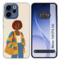 Funda Silicona para Oppo Reno 15 FS / 15FS 5G diseño Mujer 05 Dibujos