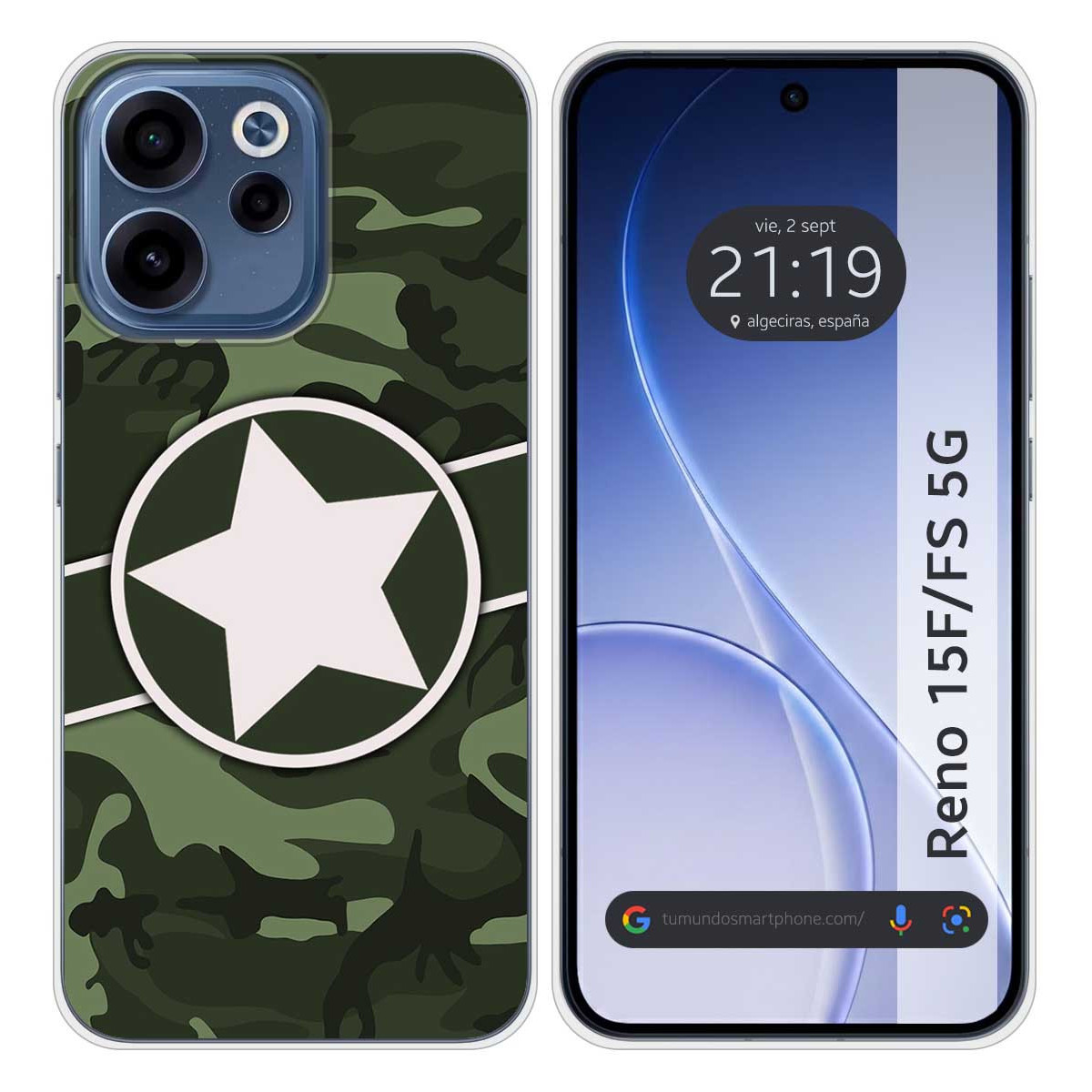 Funda Silicona para Oppo Reno 15 FS / 15FS 5G...