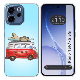 Funda Silicona para Oppo Reno 15 FS / 15FS 5G diseño...