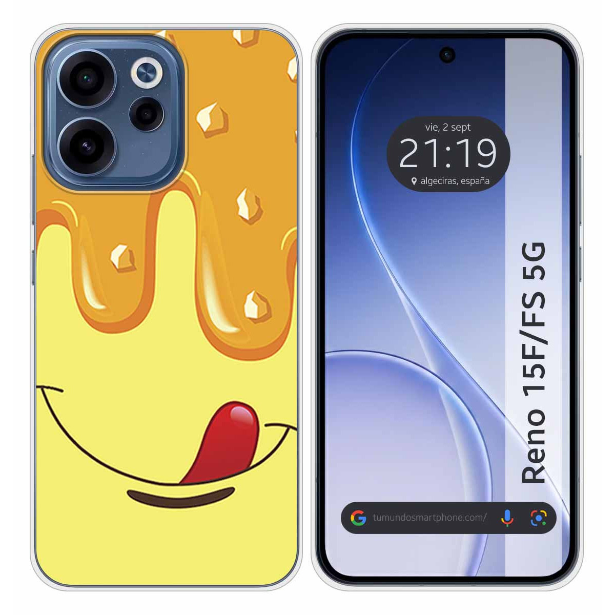 Funda Silicona para Oppo Reno 15 FS / 15FS 5G...