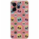 Funda Silicona Líquida Rosa para Oppo Reno 15 FS / 15FS 5G diseño Catrina Dibujos