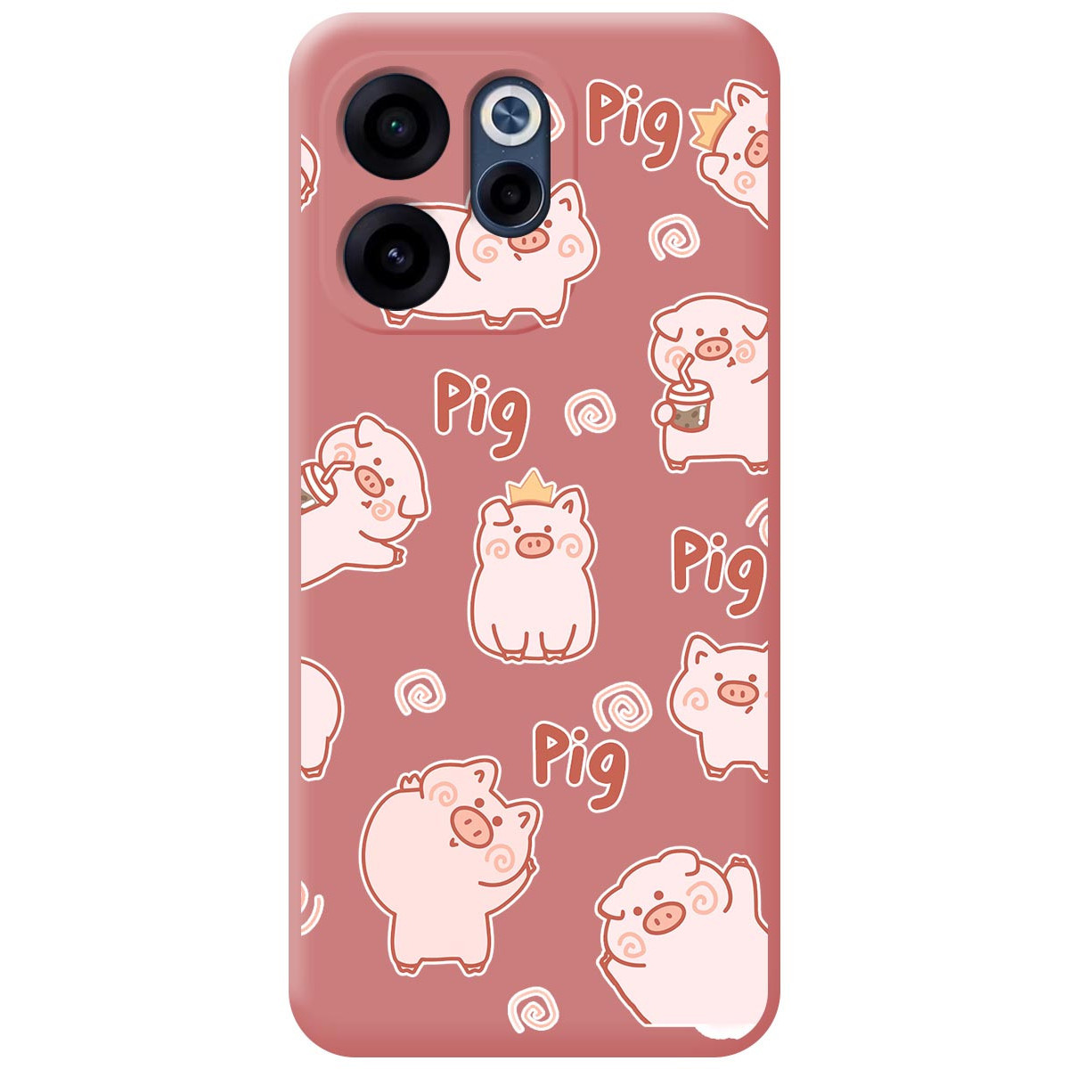 Funda Silicona Líquida Rosa para Oppo Reno 15...
