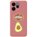 Funda Silicona Líquida Rosa para Oppo Reno 15 FS / 15FS 5G diseño Vegan Life Dibujos
