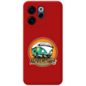 Funda Silicona Líquida Roja para Oppo Reno 15 FS / 15FS 5G diseño Adventure Dibujos