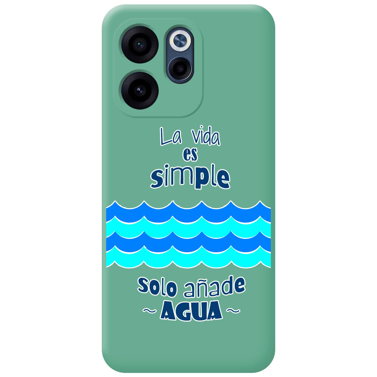 Funda Silicona Líquida Verde para Oppo Reno 15...