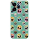 Funda Silicona Líquida Verde para Oppo Reno 15 FS / 15FS 5G diseño Catrina Dibujos