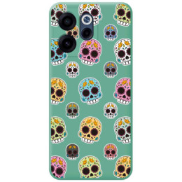 Funda Silicona Líquida Verde para Oppo Reno 15 FS / 15FS...