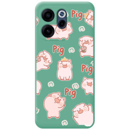 Funda Silicona Líquida Verde para Oppo Reno 15 FS / 15FS...