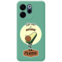 Funda Silicona Líquida Verde para Oppo Reno 15 FS / 15FS 5G diseño Culo Natural Dibujos