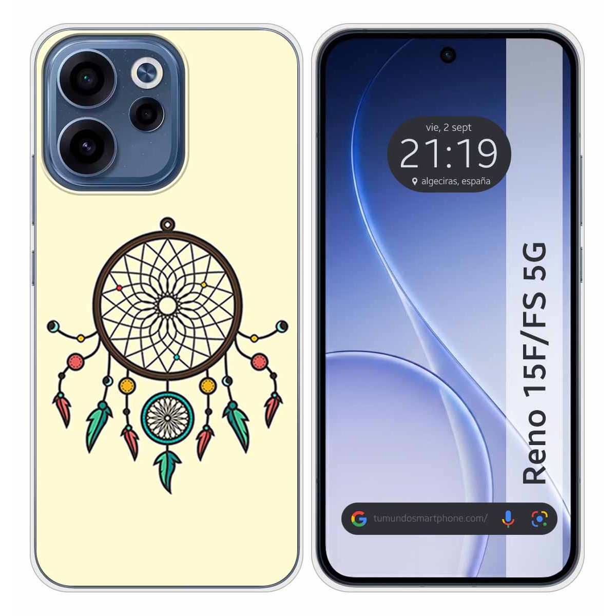 Funda Silicona para Oppo Reno 15 F / 15F 5G diseño Atrapasueños Dibujos