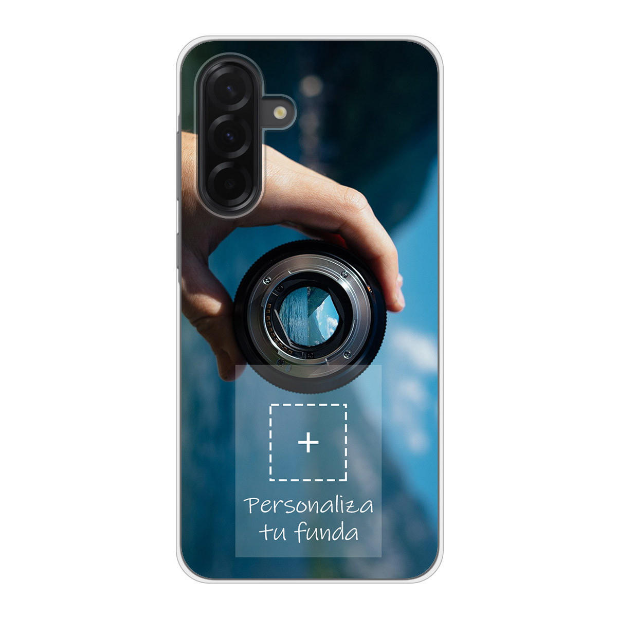 Personaliza tu Funda Silicona Gel Tpu Transparente con tu Fotografia para Samsung Galaxy A57 5G Dibujo Personalizada