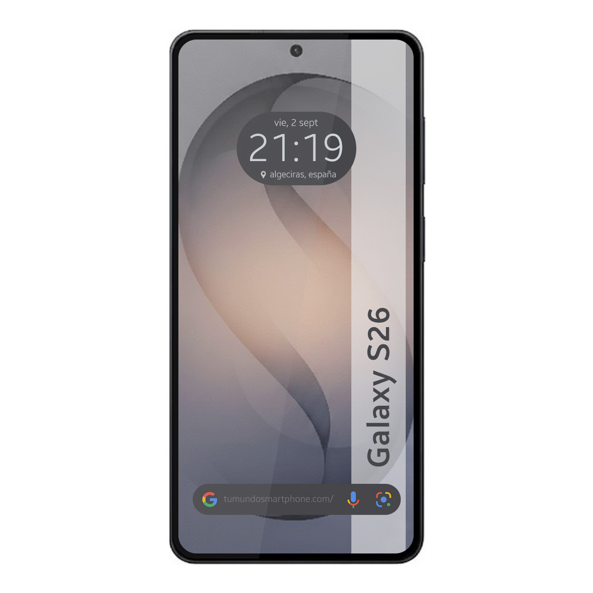Protector Cristal Templado Completo 5D Full Glue Negro para Samsung Galaxy S26 5G Vidrio