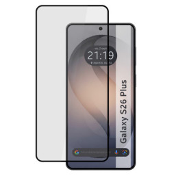 Protector Cristal Templado Completo 5D Full Glue Negro para Samsung Galaxy S26+ Plus 5G Vidrio