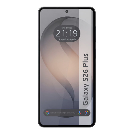 Protector Cristal Templado Completo 5D Full Glue Negro para Samsung Galaxy S26+ Plus 5G Vidrio