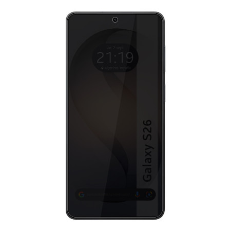 Protector Cristal Templado Completo 5D Antiespías para Samsung Galaxy S26 5G Vidrio