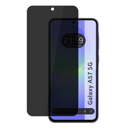 Protector Cristal Templado Completo 5D Antiespías para Samsung Galaxy A57 5G Vidrio