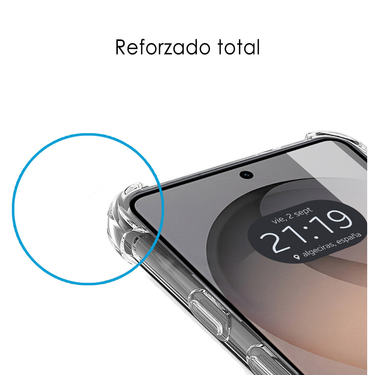 Funda Silicona Antigolpes Transparente para...