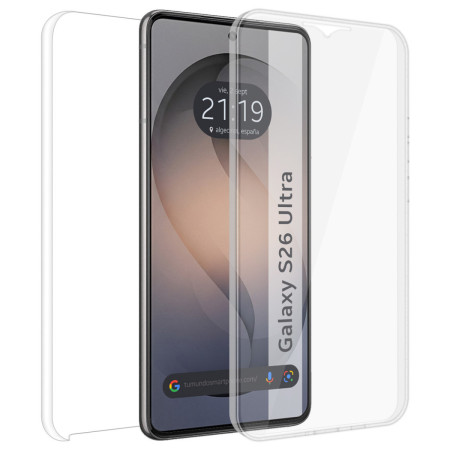 Funda Doble Transparente Pc + Tpu Full Body 360 para Samsung Galaxy S26 Ultra 5G