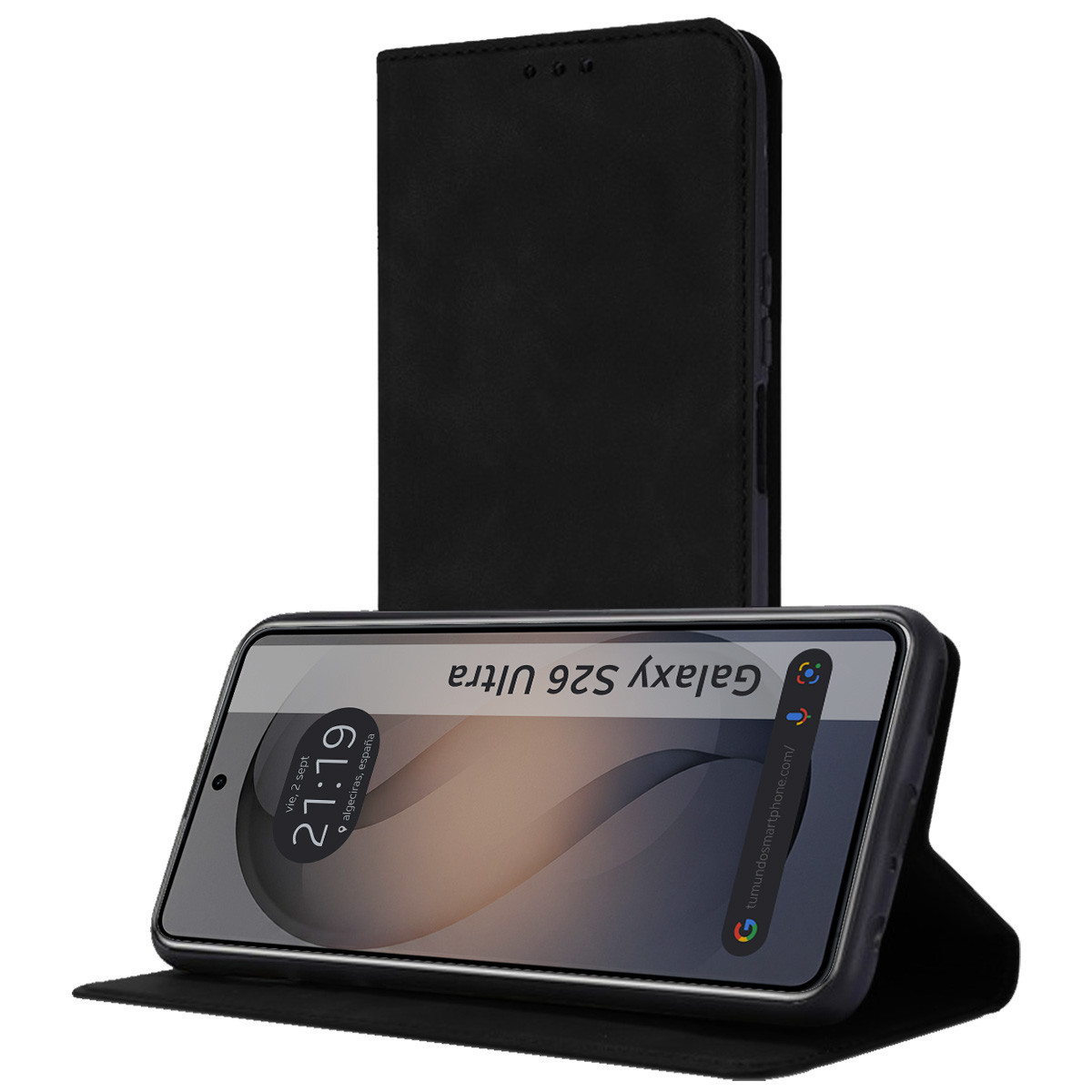 Funda Libro de Polipiel con tarjetero para...