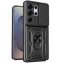 Funda Tough Armor con Anillo Giratorio Negra para Samsung Galaxy S26 Ultra 5G