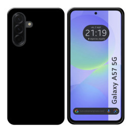 Funda Silicona Gel TPU Negra para Samsung Galaxy A57 5G