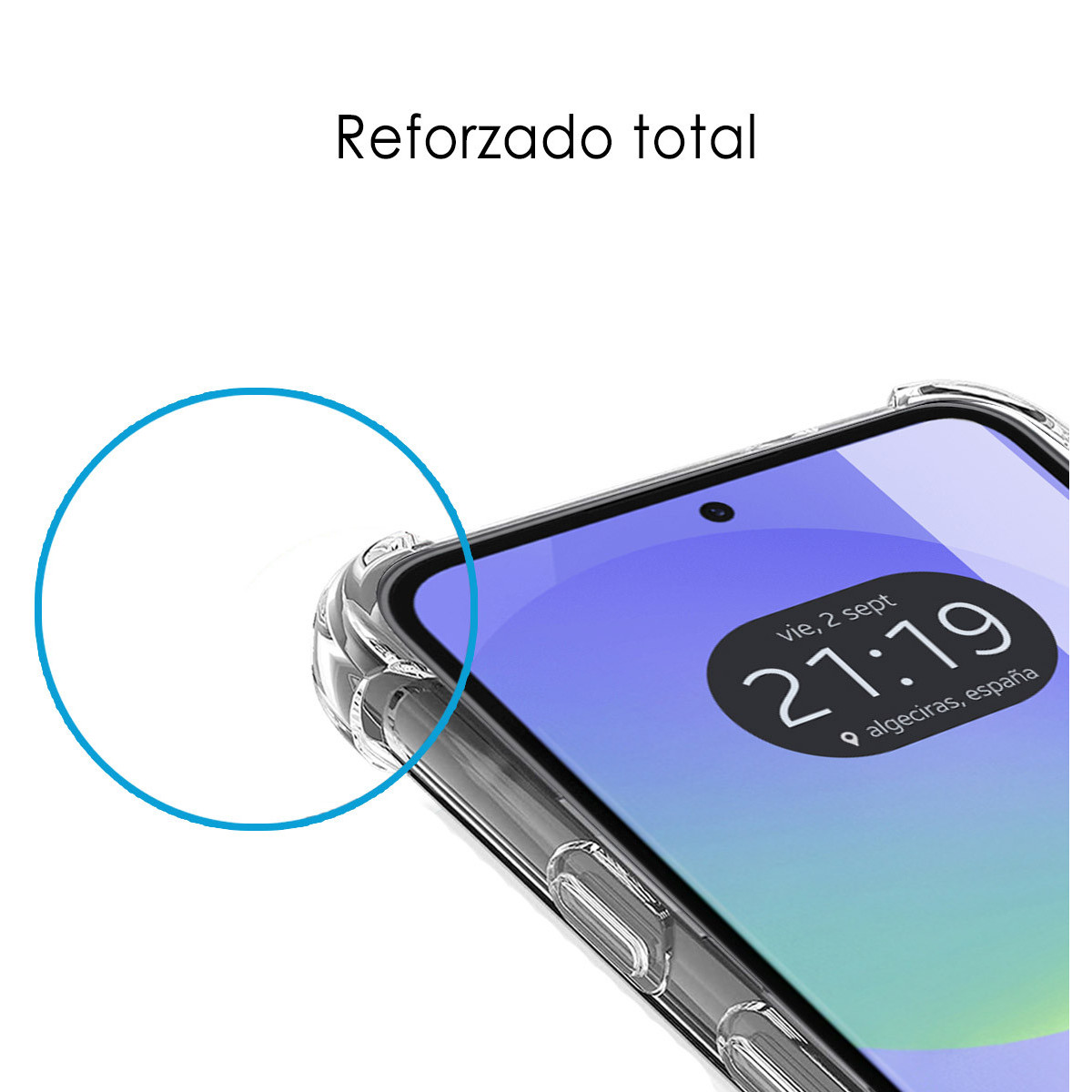 Funda Silicona Antigolpes Transparente para...