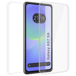 Funda Doble Transparente Pc + Tpu Full Body 360 para...