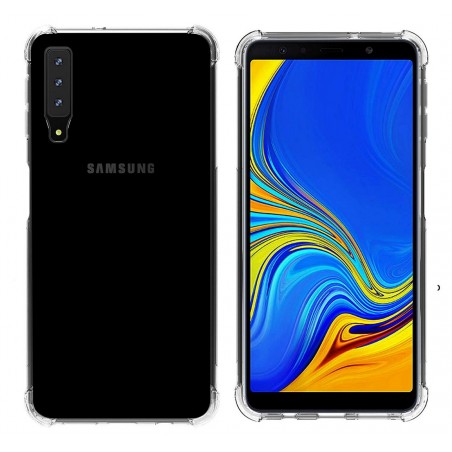 Funda Gel Tpu Anti-Shock Transparente para Samsung Galaxy A7 (2018)