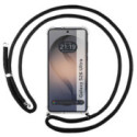 Funda Colgante Transparente para Samsung Galaxy S26 Ultra 5G con Cordon Negro