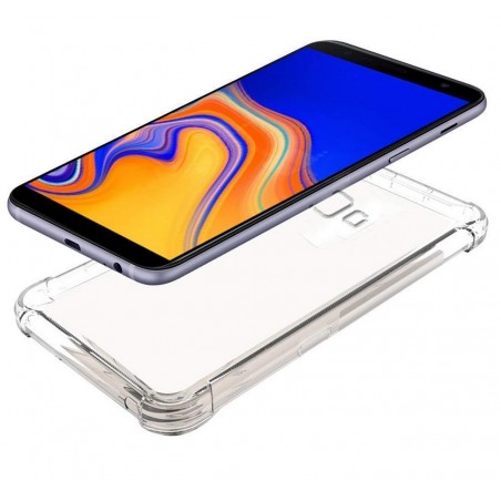 Funda Gel Tpu Anti-Shock Transparente para Samsung Galaxy J4+ Plus