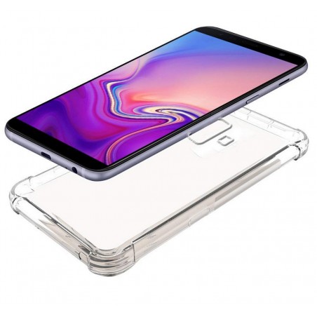 Funda Gel Tpu Anti-Shock Transparente para Samsung Galaxy J6+ Plus