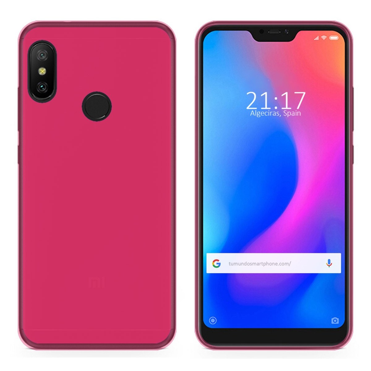 Funda Gel Tpu para Xiaomi Redmi 6 Pro / Mi A2 Lite Color Rosa