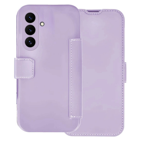 Funda Silicona Suave con Tapa para Samsung Galaxy S26 5G color Morada