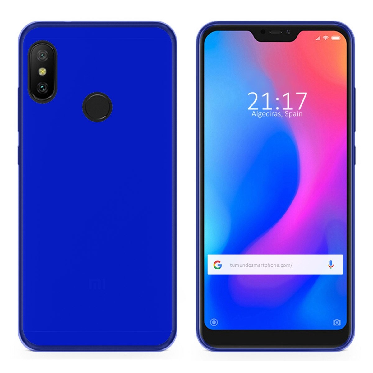 Funda Gel Tpu para Xiaomi Redmi 6 Pro / Mi A2 Lite Color Azul