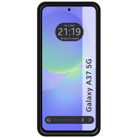 Funda Silicona Líquida Ultra Suave para Samsung Galaxy A37 5G color Negra