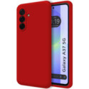 Funda Silicona Líquida Ultra Suave para Samsung Galaxy A37 5G color Roja