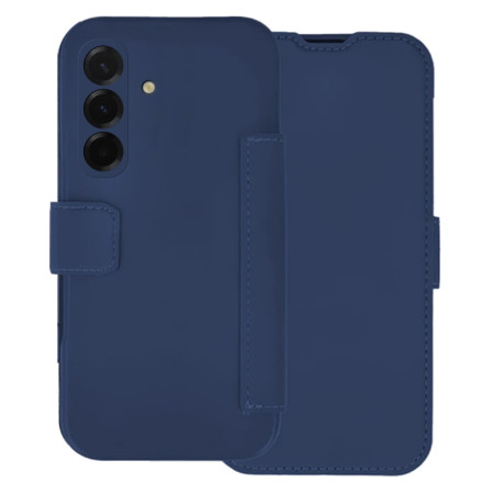 Funda Silicona Suave con Tapa para Samsung Galaxy A37 5G color Azul