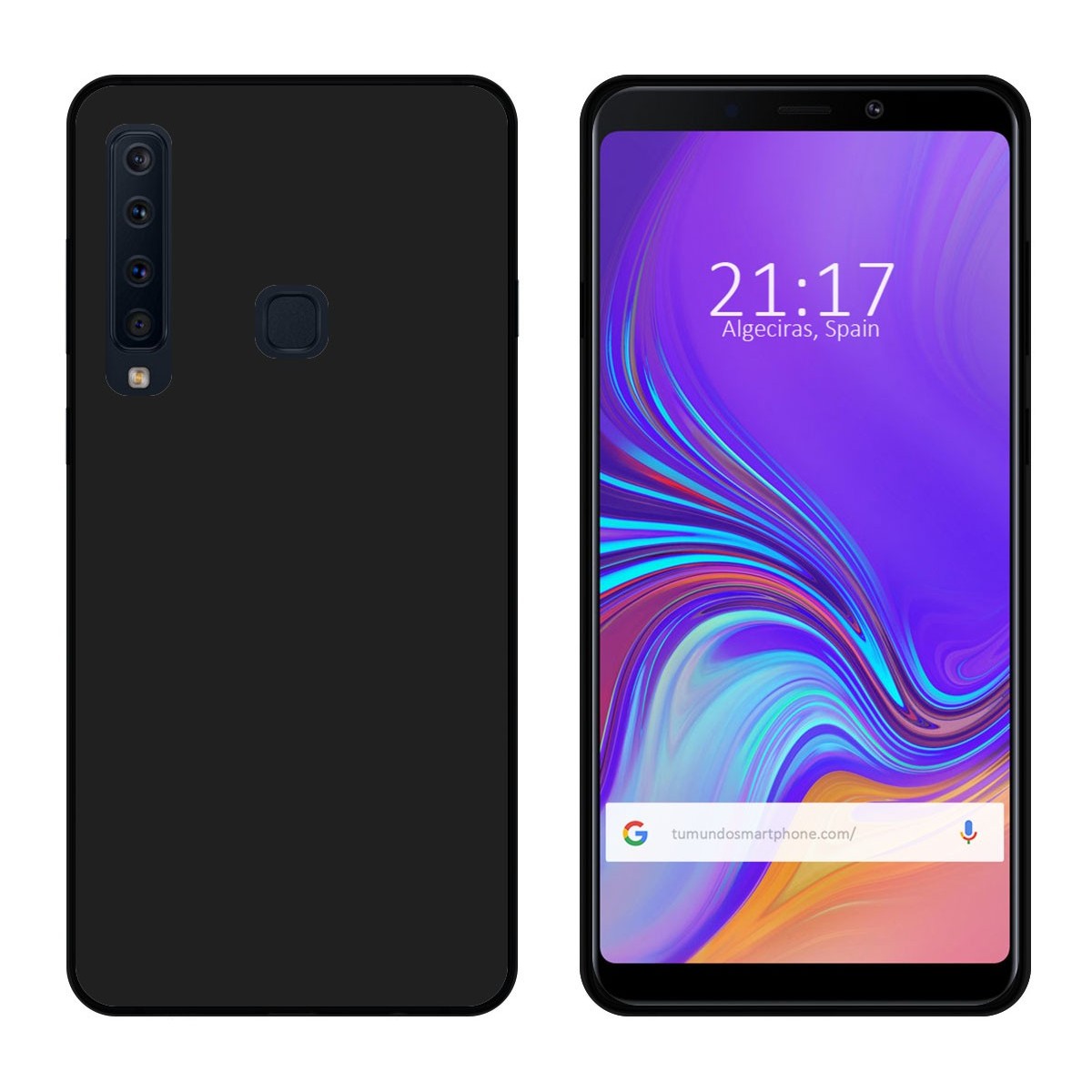 Funda Gel Tpu para Samsung Galaxy A9 (2018) Color Negra