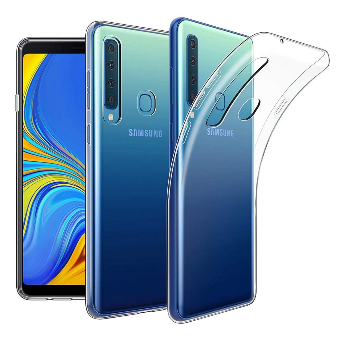 Funda Gel Tpu Fina Ultra-Thin 0,5mm Transparente para Samsung Galaxy A9 (2018)