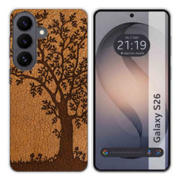 Funda Silicona para Samsung Galaxy S26 5G diseño Cuero 03...