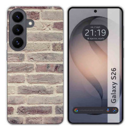 Funda Silicona para Samsung Galaxy S26 5G diseño Ladrillo...